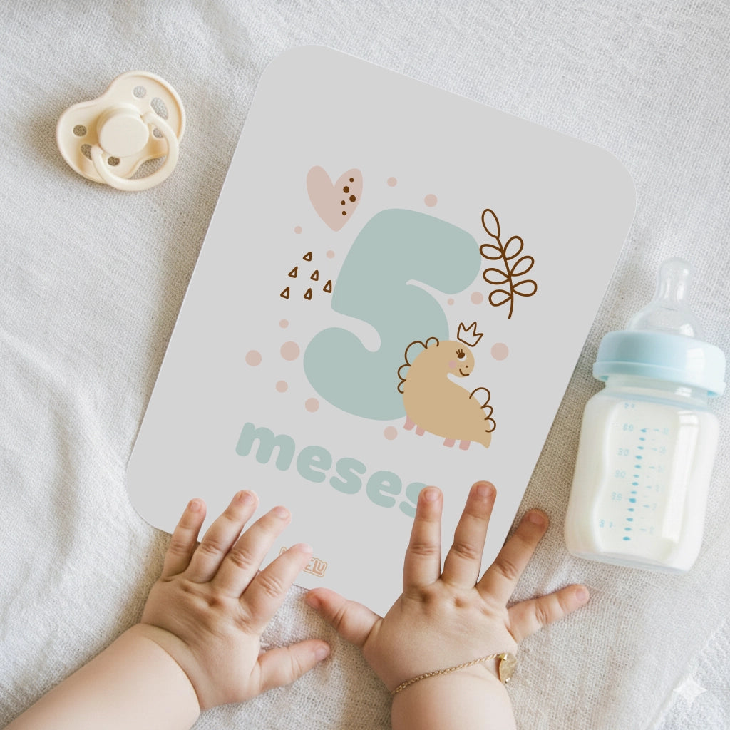 Tarjetas mes a mes - Peque Dino