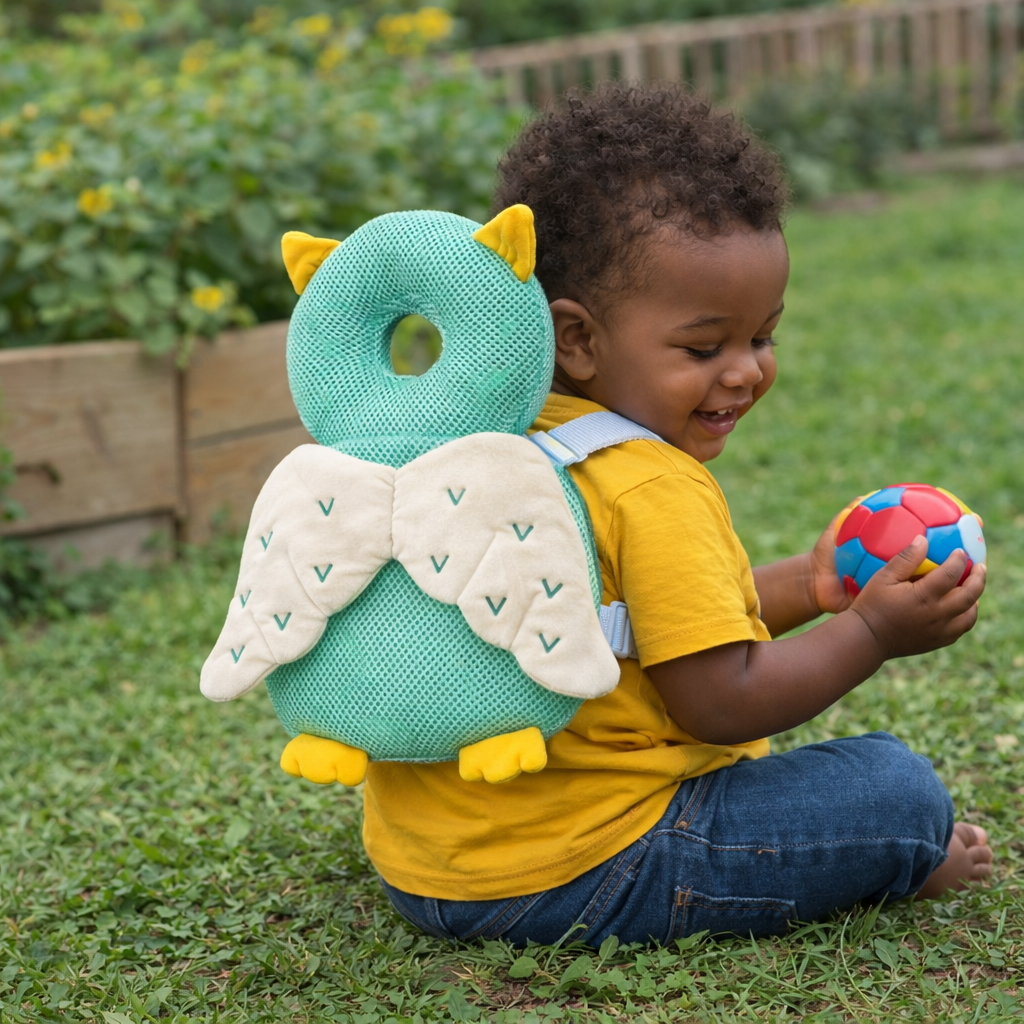 Protector de Cabeza para Bebé – Suave y Seguro para Gateo y Primeros Pasos