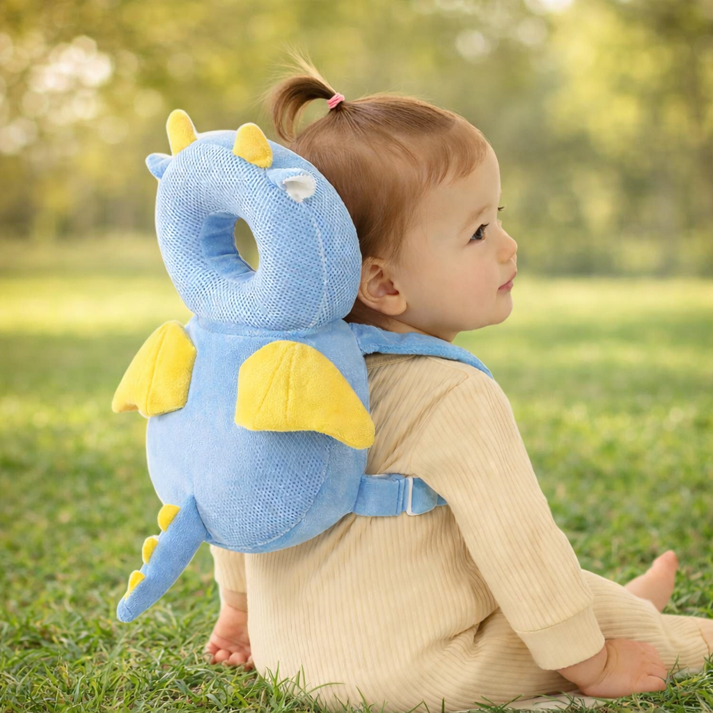 Protector de Cabeza para Bebé – Suave y Seguro para Gateo y Primeros Pasos