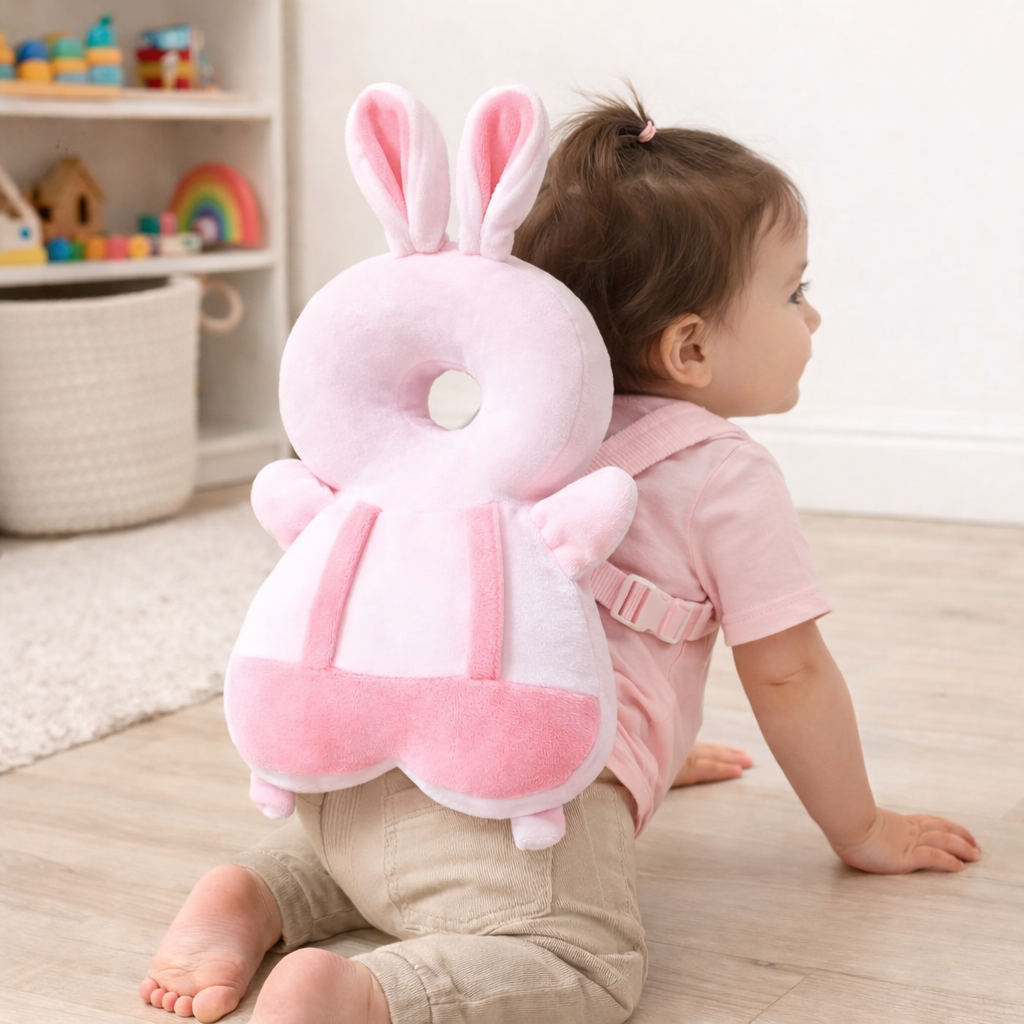 Protector de Cabeza para Bebé – Suave y Seguro para Gateo y Primeros Pasos