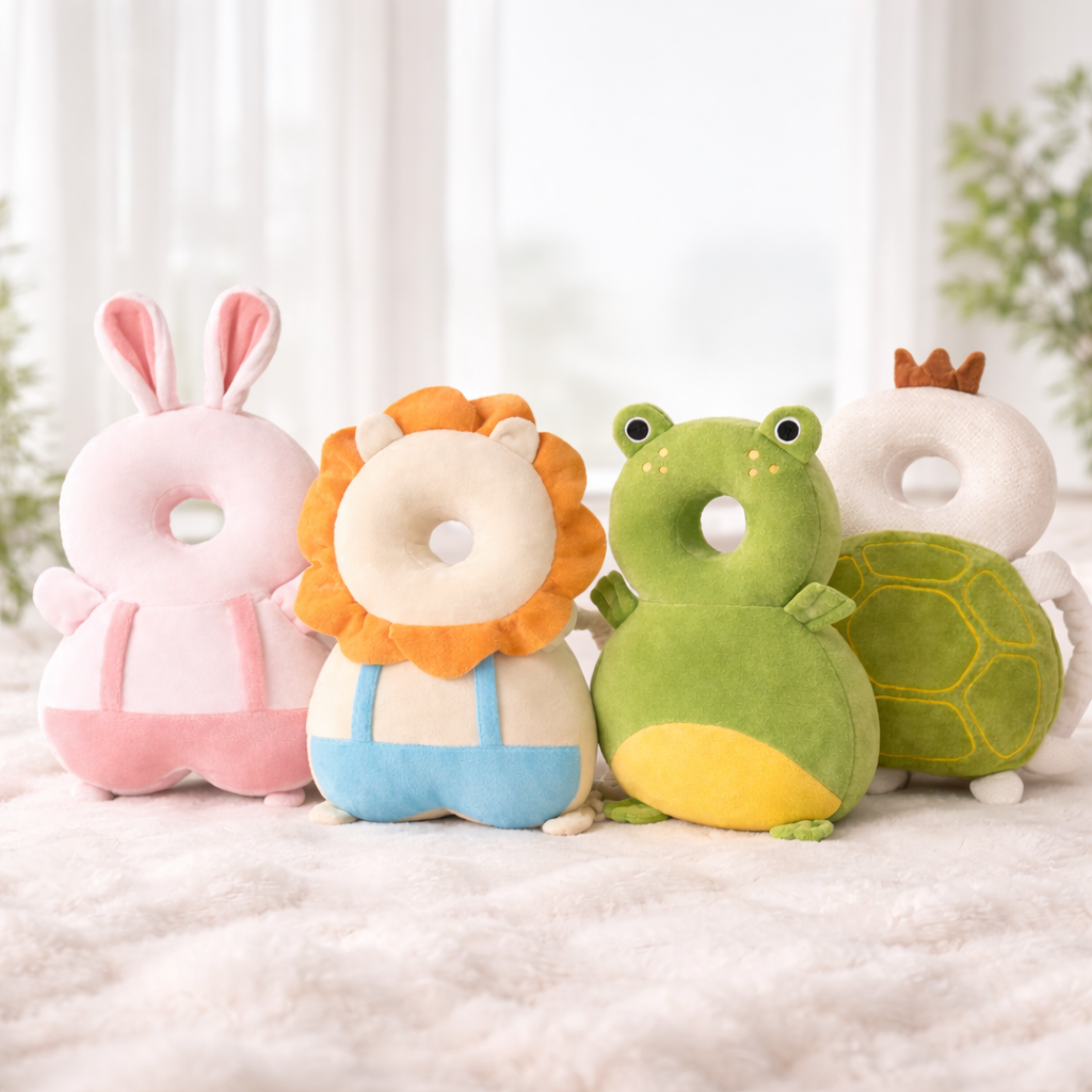 Protector de Cabeza para Bebé – Suave y Seguro para Gateo y Primeros Pasos