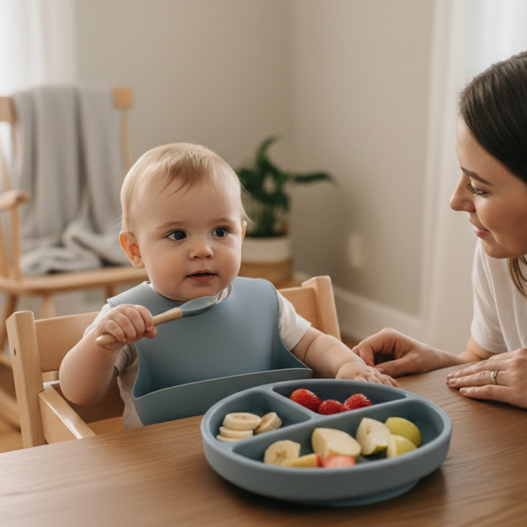 Silicone Baby Feeding Set for BLW & Self-Feeding