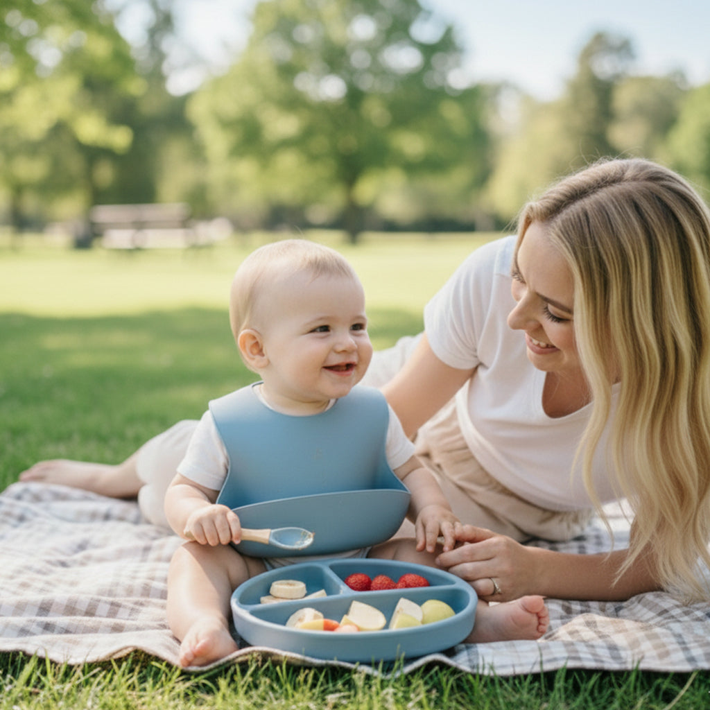Silicone Baby Feeding Set for BLW & Self-Feeding