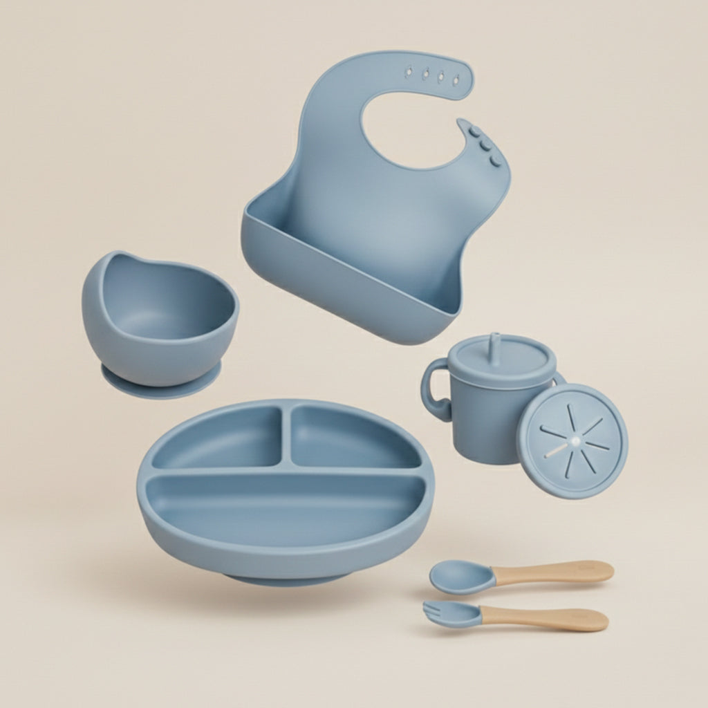 Silicone Baby Feeding Set for BLW & Self-Feeding