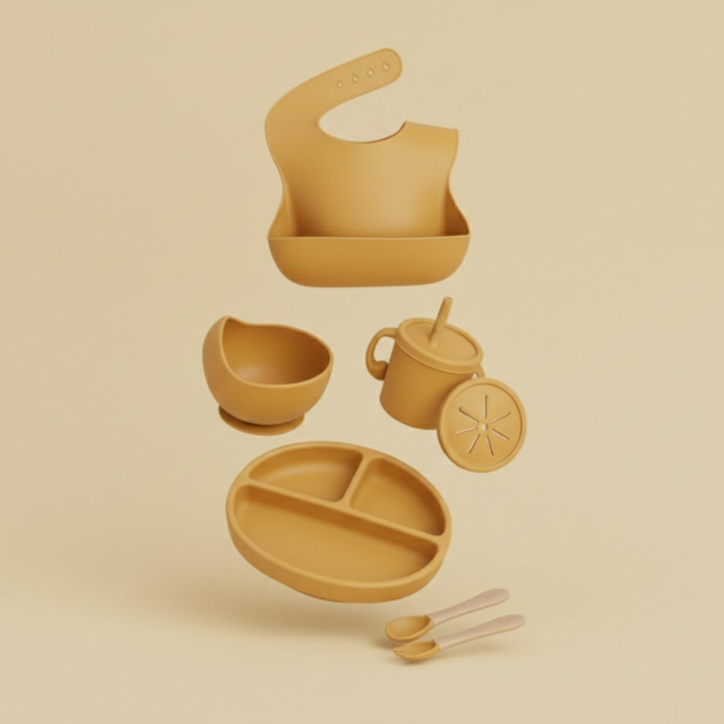 Silicone Baby Feeding Set for BLW & Self-Feeding